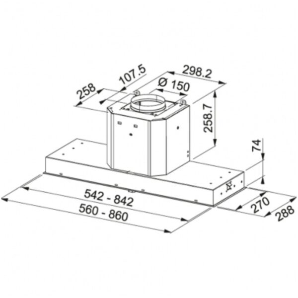 Gartraukis Franke FMY 608 BI BK/2