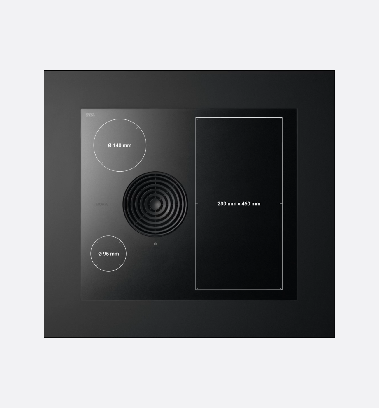 Kaitlentė Bora S PURE 2.0 (PURSU2R) Kaitlentė Bora S PURE 2.0 (PURSU2R)