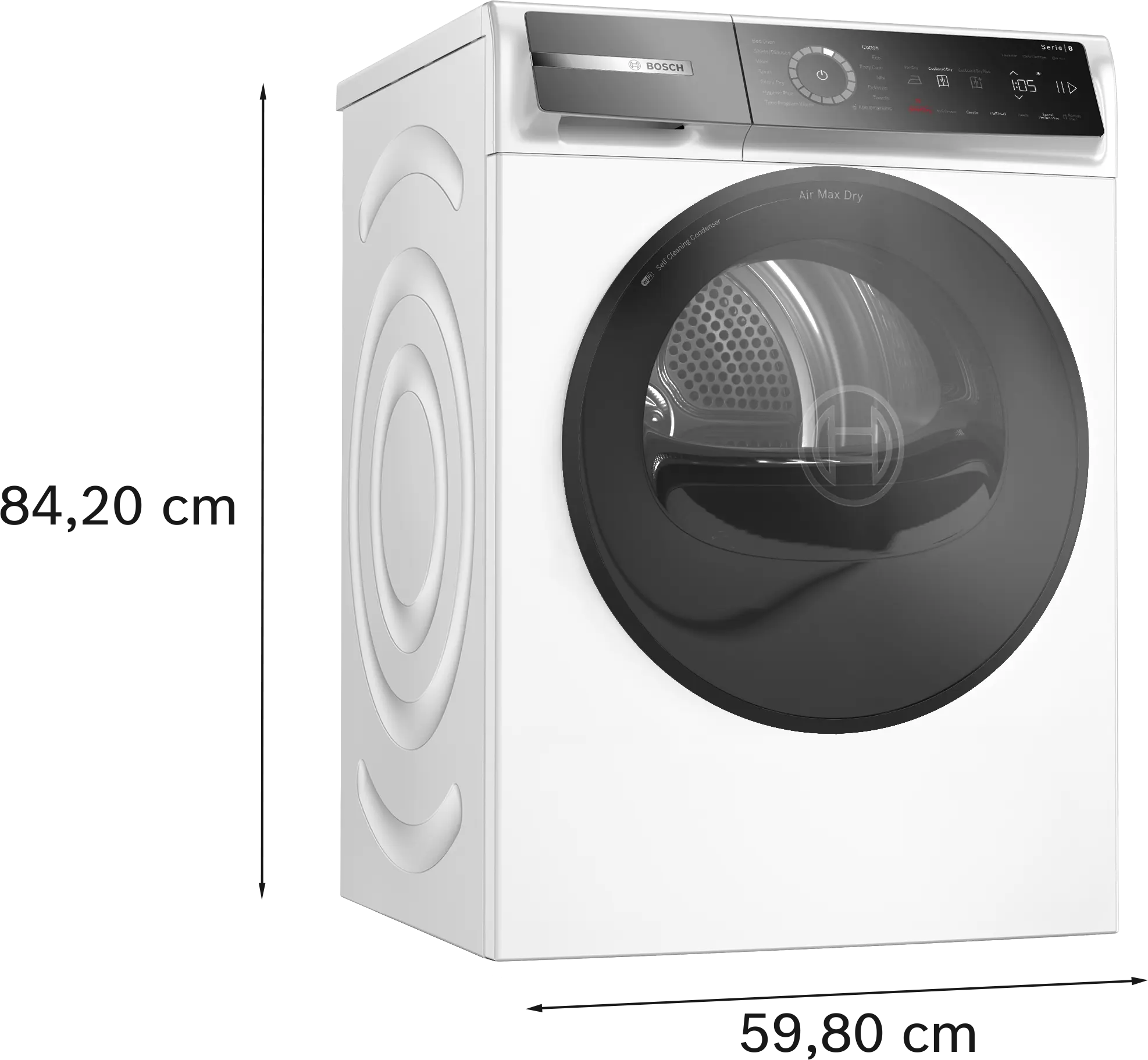 Džiovyklė Bosch WRB247D0SN Džiovyklė Bosch WRB247D0SN – 3